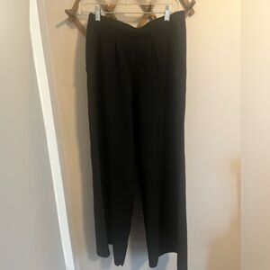 Zara wide leg stretch comfort dress pants ladies medium